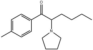2-(피롤리딘-1-일)-1-p-톨릴헥산-1-온 구조식 이미지