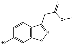 Methyl 2-(6-Hydroxy-1,2-benzisoxazol-3-yl)acetate Structure