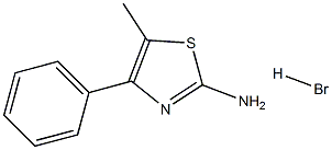5-Methyl-4-phenyl-1,3-thiazol-2-aMine hydrobroMide Structure