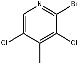 2-BroMo-3,5-dichloro-4-Methylpyridine Structure