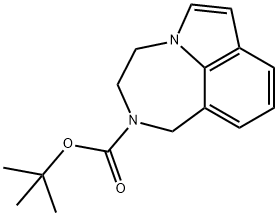 S-6-(tert-butoxycarbonyl)-5,6-dihydro-6H-[1,4]diazepino[6,7,1-hi]indole 구조식 이미지