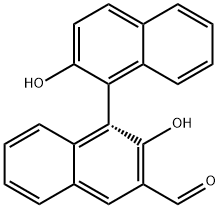 S-2,2'-dihydroxy-[1,1'-Binaphthalene]-3-carboxaldehyde Structure