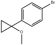 1-broMo-4-(1-Methoxycyclopropyl)benzene Structure