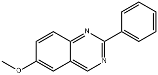 6-Methoxy-2-phenylquinazoline Structure