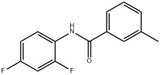 N-(2,4-difluorophenyl)-3-methylbenzamide Structure