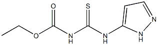 ethyl 2H-pyrazol-3-ylaMinocarbothioylcarbaMate 구조식 이미지