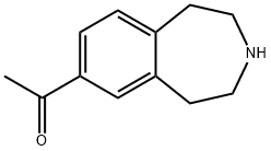 1-(2,3,4,5-tetrahydro-1H-benzo[d]azepin-7-yl)ethanone Structure