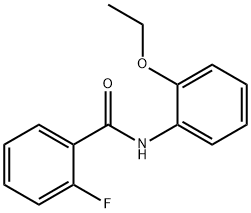 N-(2-ethoxyphenyl)-2-fluorobenzamide 구조식 이미지