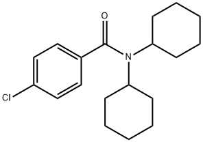 4-Chloro-N,N-dicyclohexylbenzaMide, 97% 구조식 이미지