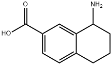 2-나프탈렌카르복실산,8-아미노-5,6,7,8-테트라히드로-(9CI) 구조식 이미지