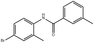N-(4-бром-2-метилфенил)-3-метилбензамид структурированное изображение