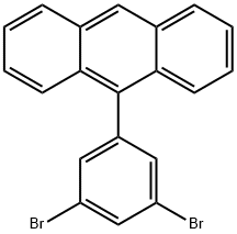 Anthracene, 9-(3,5-dibroMophenyl)- 구조식 이미지