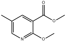 Methyl 2-Methoxy-5-Methylpyridine-3-carboxylate Structure