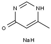 6-Methyl-4(1H)-pyrimidinone sodium salt Structure