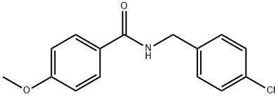 N-(4-chlorobenzyl)-4-methoxybenzamide Structure