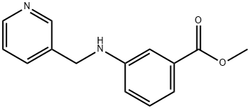 Methyl 3-((pyridin-3-ylMethyl)aMino)benzoate Structure