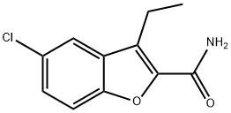 5-Chloro-3-ethylbenzofuran-2-carboxaMide Structure