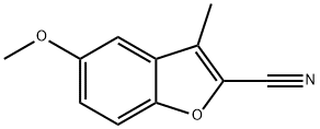 5-Methoxy-3-Methylbenzofuran-2-carbonitrile Structure