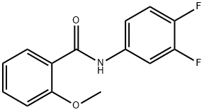 N-(3,4-difluorophenyl)-2-methoxybenzamide Structure