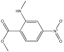 Methyl 2-(MethylaMino)-4-nitrobenzoate Structure