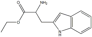 Ethyl 2-aMino-3-(1H-indol-2-yl)propanoate Structure