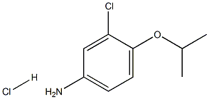 BenzenaMine,3-클로로-4-(1-메틸에톡시)-,염산염 구조식 이미지