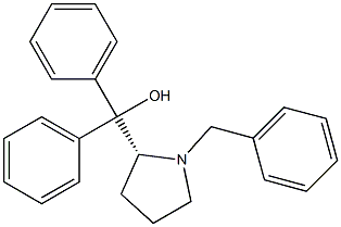 (R)-(1-Benzylpyrrolidin-2-yl)diphenylMethanol Structure