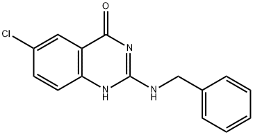 2-(BenzylaMino)-6-chloroquinazolin-4(3H)-one Structure