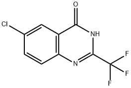 6-Chloro-2-(trifluoroMethyl)quinazolin-4(3H)-one Structure