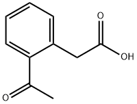 2-(2-acetylphenyl)acetic acid Structure