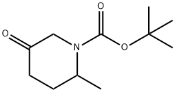 1-Boc-2-Methyl-pipridine-5-one Structure