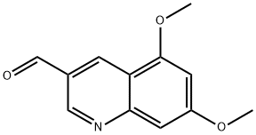 5,7-diMethoxyquinoline-3-carbaldehyde Structure