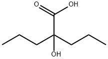 2-Hydroxy-2-propyl-pentanoicacid Structure