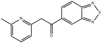 1-(2,1,3-Benzothiadiazol-5-yl)-2-(6-Methyl-2-pyridinyl)ethanone Structure