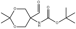 tert-Butyl (5-forMyl-2,2-diMethyl-1,3-dioxan-5-yl)carbaMate Structure