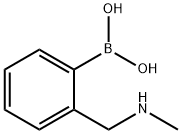 2-((MethylaMino)Methyl)phenylboronic acid Structure