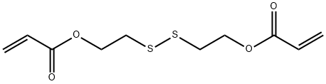 2,2'-Dithiodiethanol Diacrylate Structure