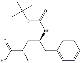 (2S,4R)-4-((tert-butoxycarbonyl)aMino)-2-Methyl-5-phenylpentanoic acid 구조식 이미지