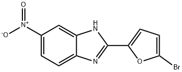 2-(5-BroMo-2-furyl)-5-nitrobenziMidazole, 95% 구조식 이미지