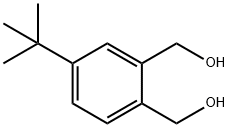 (4-(tert-부틸)-1,2-페닐렌)디메탄올 구조식 이미지