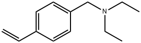 N-(p-Vinylbenzyl)diethylamine Structure