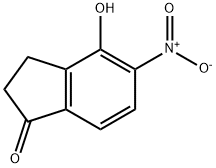 1H-Inden-1-one,2,3-dihydro-4-hydroxy-5-nitro-(9CI) 구조식 이미지