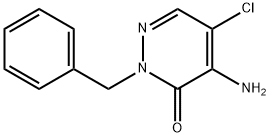 4-AMino-2-benzyl-5-chloropyridazin-3(2H)-one 구조식 이미지