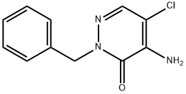 4-AMino-2-benzyl-5-chloropyridazin-3(2H)-one Structure