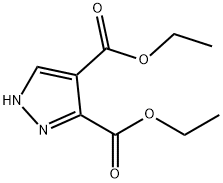 diethyl 1H-pyrazole-4,5-dicarboxylate Structure