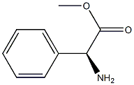(S)-Methyl 2-aMino-2-phenylacetate Structure