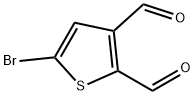 5-BroMothiophene-2,3-dicarbaldehyde Structure