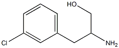 b-AMino-3-chlorobenzenepropanol Structure