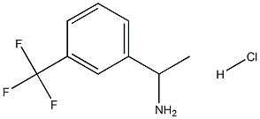 1-(3-트리플루오로메틸페닐)에타나민HCl 구조식 이미지