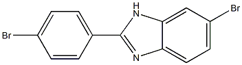 1H-BENZIMIDAZOLE, 6-BROMO-2-(4-BROMOPHENYL) Structure